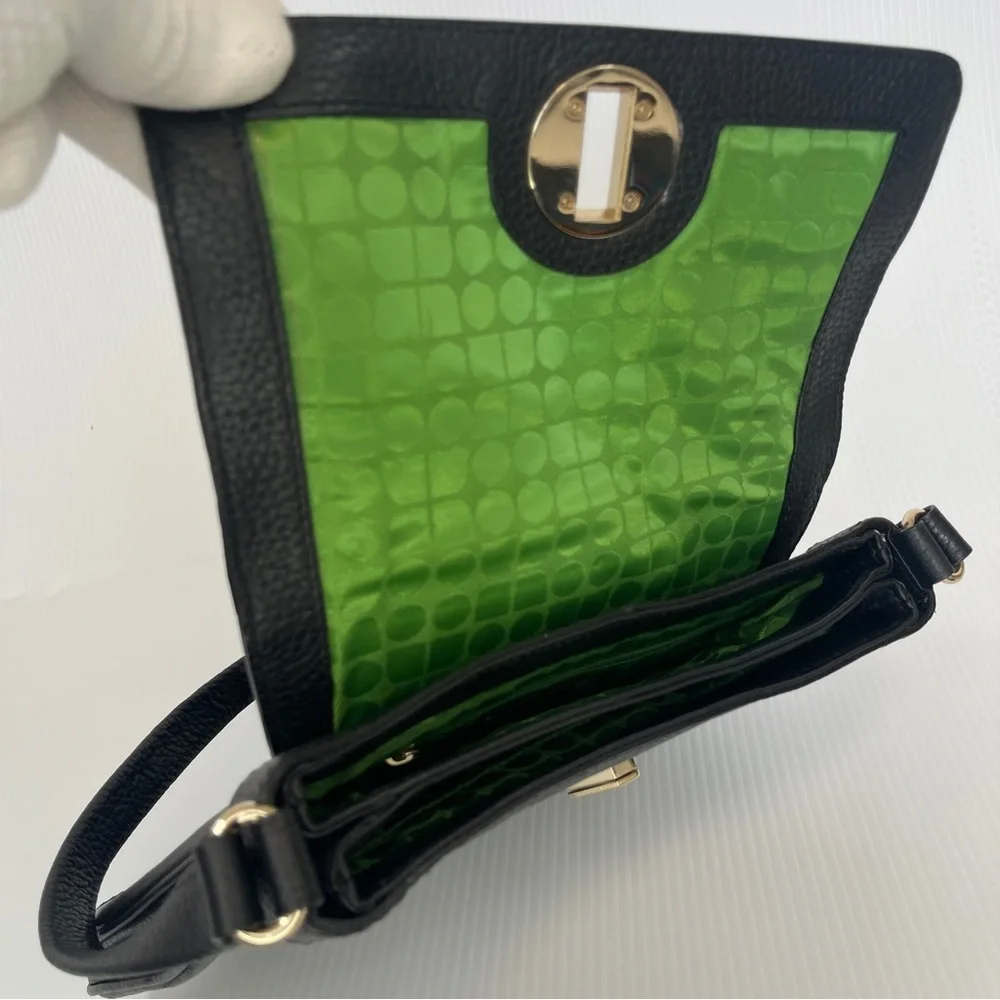 Kate Spade Black Leather Crossbody Bag - Picture 6 of 13